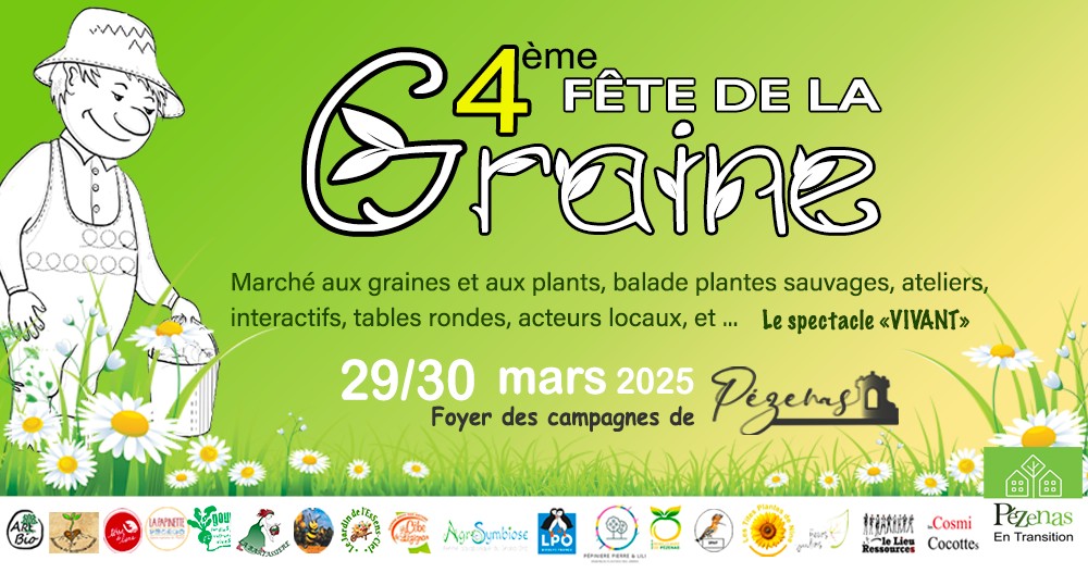 4ème Fête de la Graine à Pézenas