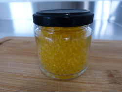 Oeufs de truite préparés