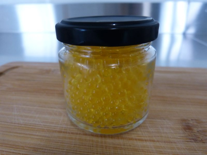 Oeufs de truite préparés