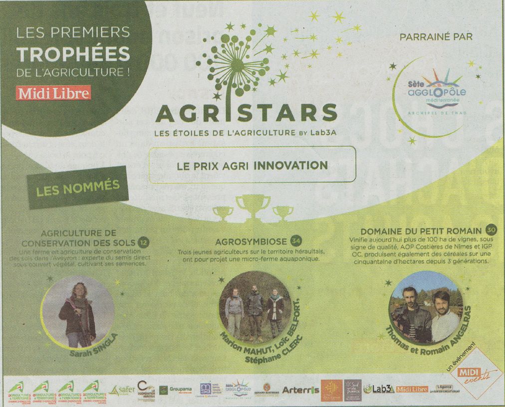 Nomination aux Trophées Agristars 2022