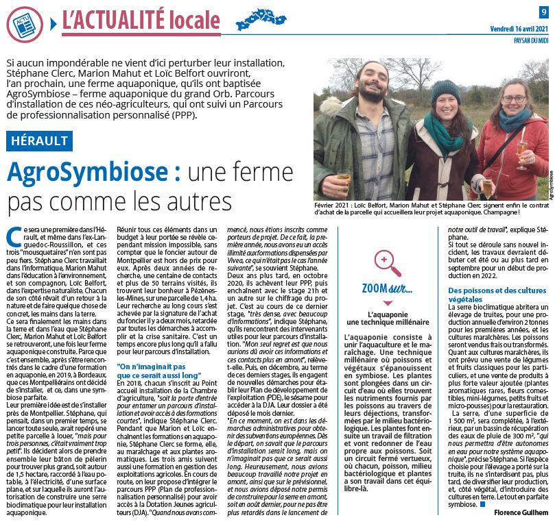 AgroSymbiose : une ferme pas comme les autres